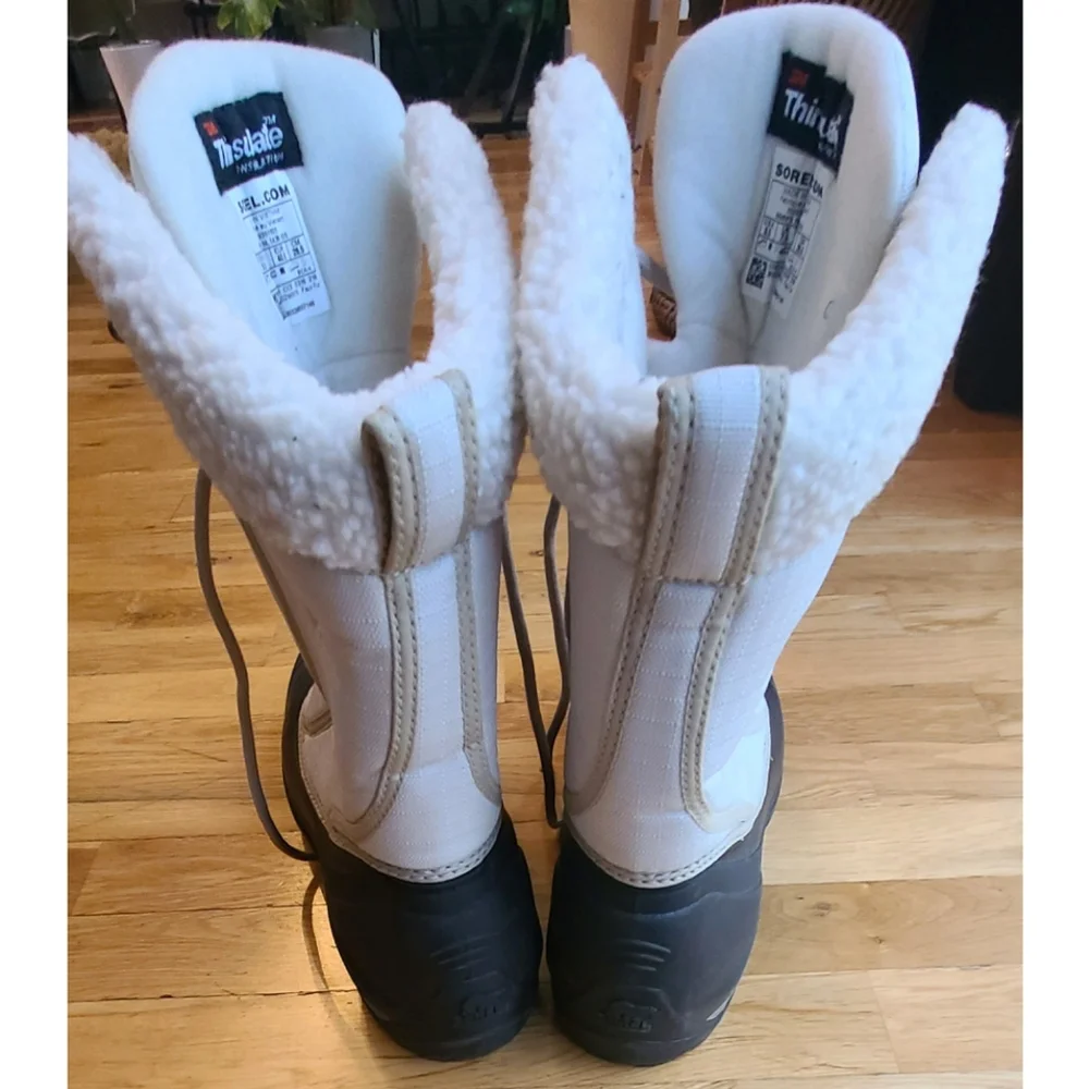 Sorel Cumberland Boot Turtle Dove 9.5 Hiking Cabincore Travel Gorpcor